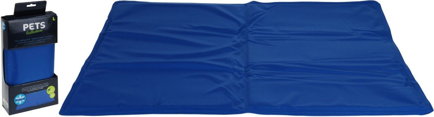 Dog Cat Pet Self Cooling Gel Mat Heat Summer Hot Weather Bed Pad Kitten Puppy
